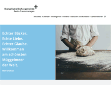 Tablet Screenshot of christophorus-kirche.de